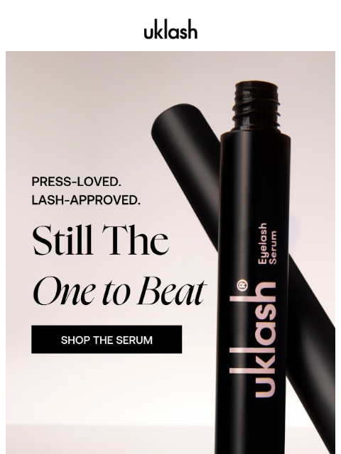 uklash newsletter: "You can't beat the UKLASH serum" - Marie Claire 2...