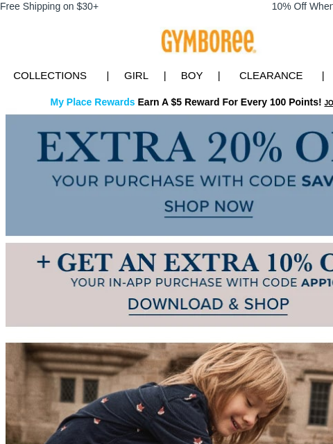 gymboree newsletter: You've got to see our latest styles ft. hints of w...