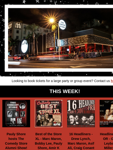 hive newsletter: Bobby Lee, Marc Maron, Whitney Cummings, Pauly Sho...