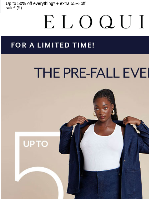 eloquii newsletter: The Pre-Fall Event is *STILL* on ❤️‍🔥