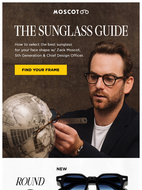 moscot newsletter: How To Select Your Specs