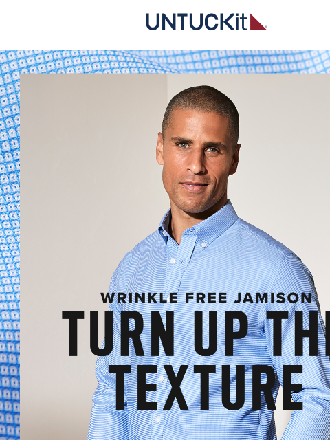 untuckit newsletter: Crease-Fighting Fabric With An Irresistible Feel