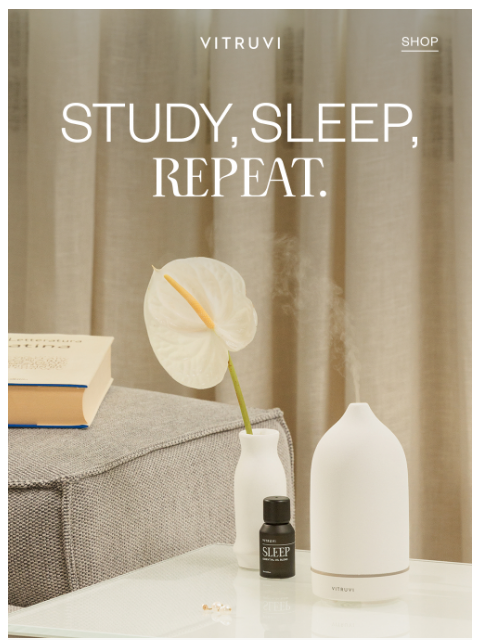 vitruvi newsletter: Save 25% On Your Best Study + Sleep Routine 🤓