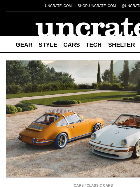uncrate newsletter: Louis Vuitton x Singer Porsche 911 Restorations & ...