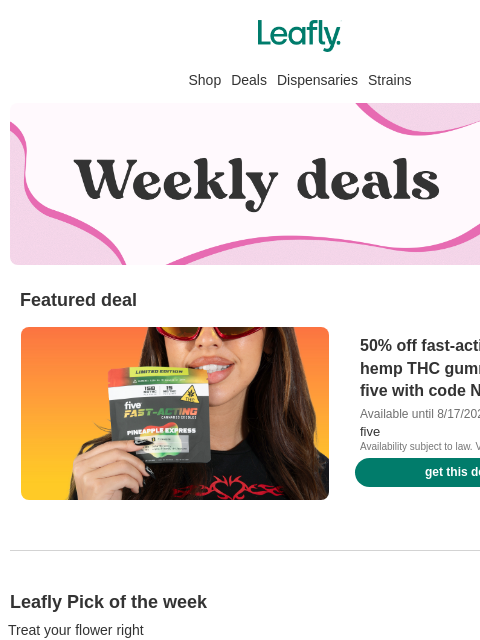 leafly newsletter: 🚦Ready, set, get high