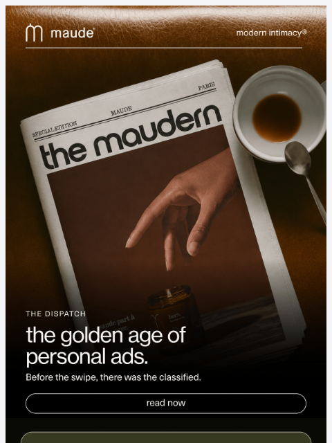 getmaude newsletter: the dispatch