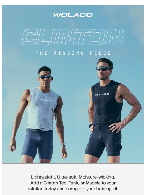 wolaco newsletter: Are you seriously training without this?  👀