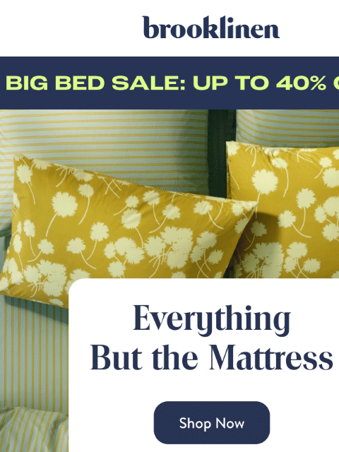 brooklinen newsletter: The Best in Bed Bundles Are on SALE