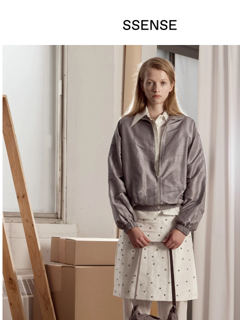 ssense newsletter: Big Looks for Vague Plans