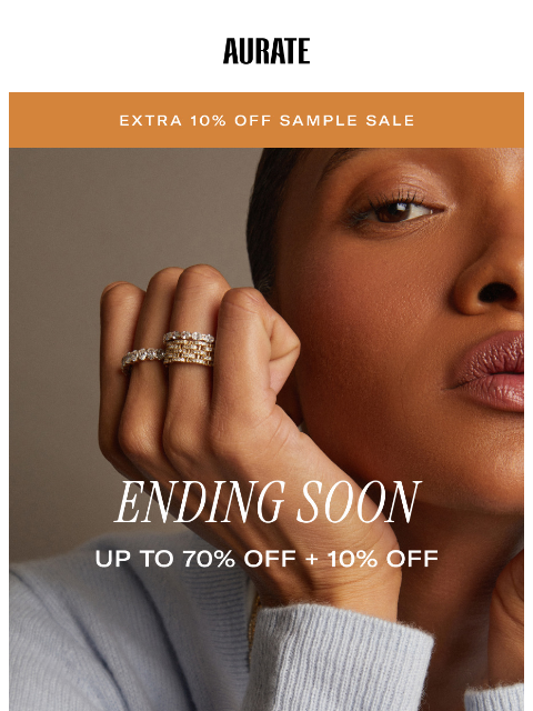 auratenewyork newsletter: SAMPLE SALE ENDS SOON