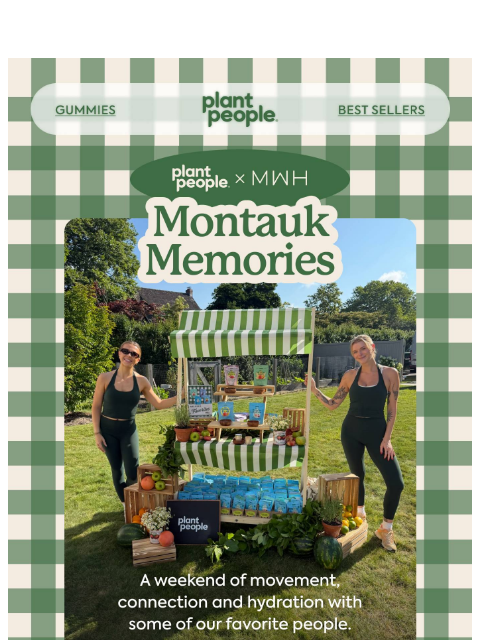 plantpeople newsletter: Montauk w/ Melissa Wood Health + Fuze House 🔥