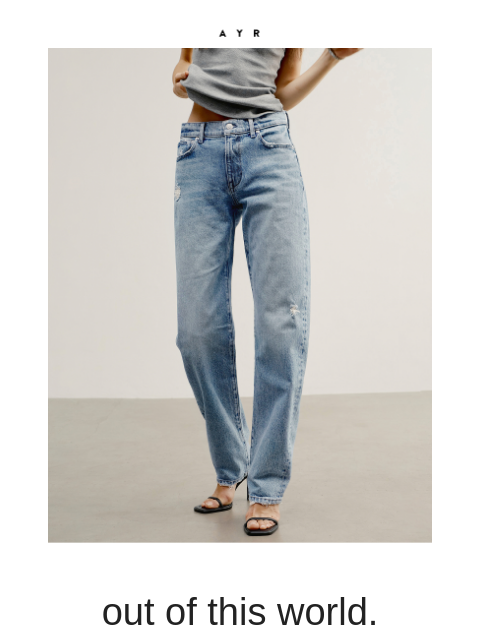 ayr newsletter: this jean made me cry