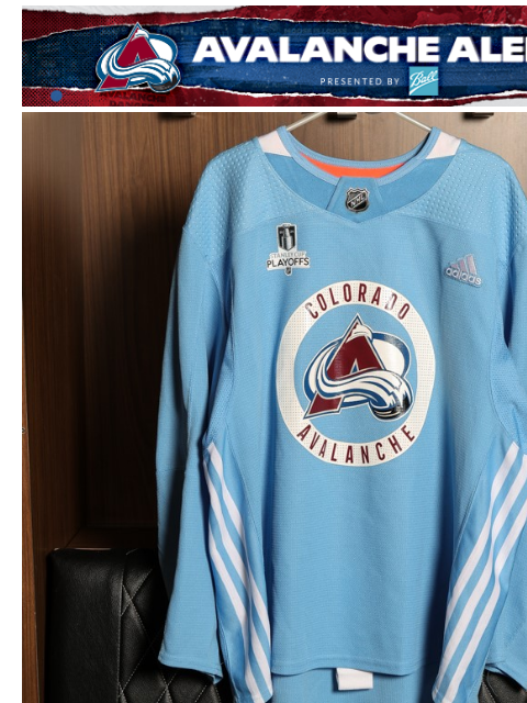 Show your Avalanche pride by bidding to own hoodies, hats and practice jerseys from the 2023-24 season! Avalanche Alert | The Official Newsletter for the Colorado Avalanche Secure Your Team Worn Gear