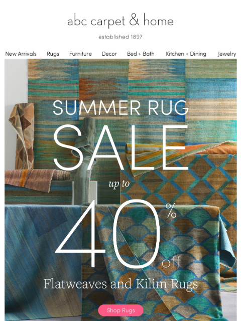 Up to 40% off our favorite Flatweave and Kilim Rugs ͏ ͏ ͏ ͏ ͏ ͏ ͏ ͏ ͏ ͏ ͏ ͏ ͏ ͏ ͏ ͏ ͏ ͏ ͏ ͏ ͏ ͏ ͏ ͏ ͏ ͏ ͏ ͏ ͏ ͏ ͏ ͏ ͏ ͏ ͏ ͏ ͏ ͏ ͏ ͏ ͏ ͏ ͏ ͏ ͏ ͏ ͏ ͏ ͏ ͏ ͏ ͏ ͏ ͏ ͏ ͏ ͏ ͏ ͏ ͏ ͏ ͏ ͏ ͏ ͏ ͏ ͏ ͏ ͏ ͏ ͏ ͏ ͏ ͏ ͏