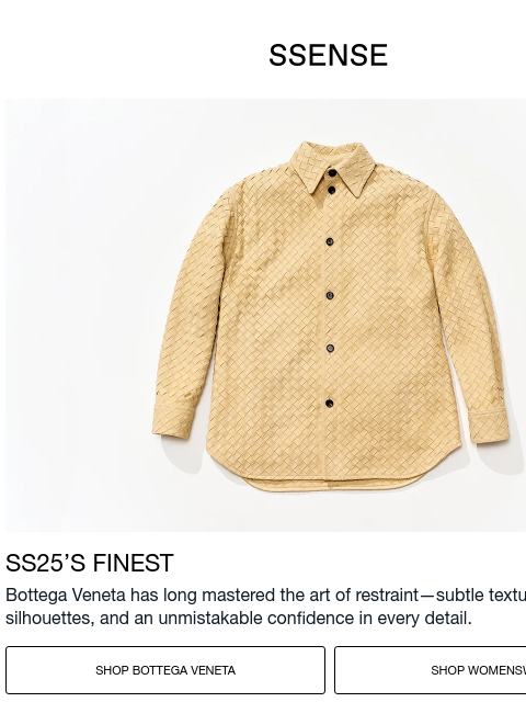 ssense newsletter: What You Need From Luxury’s Biggest Names