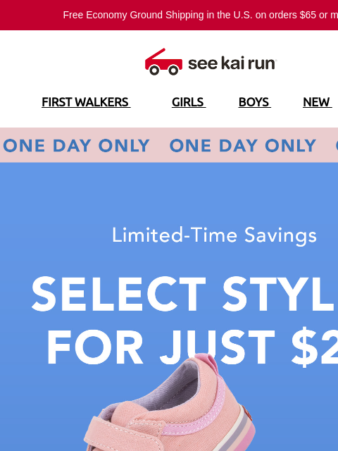 seekairun newsletter: 2 Fan Favorites. $25 Each. Don't Blink!