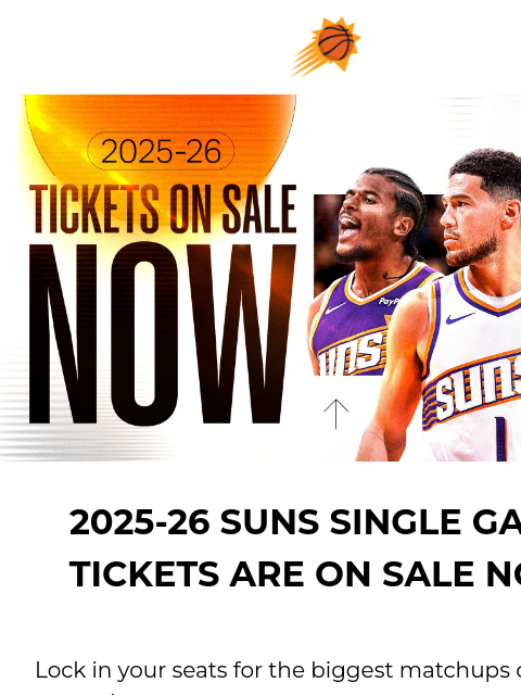 suns newsletter: Phoenix Suns Tickets on Sale NOW!