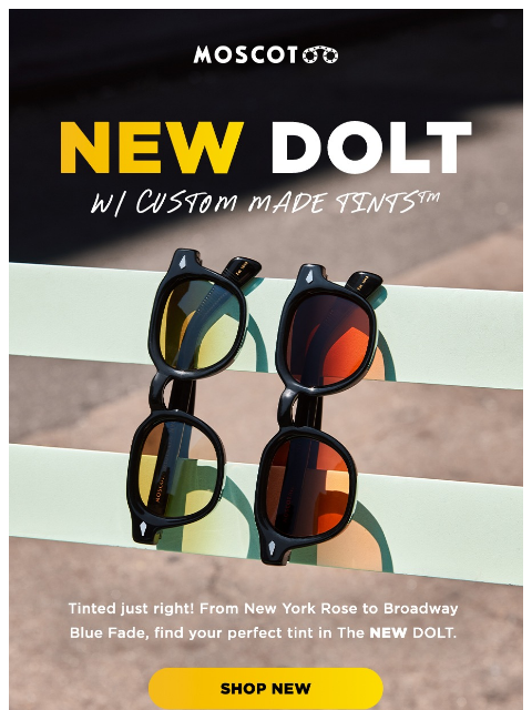 moscot newsletter: Discover NEW DOLT!