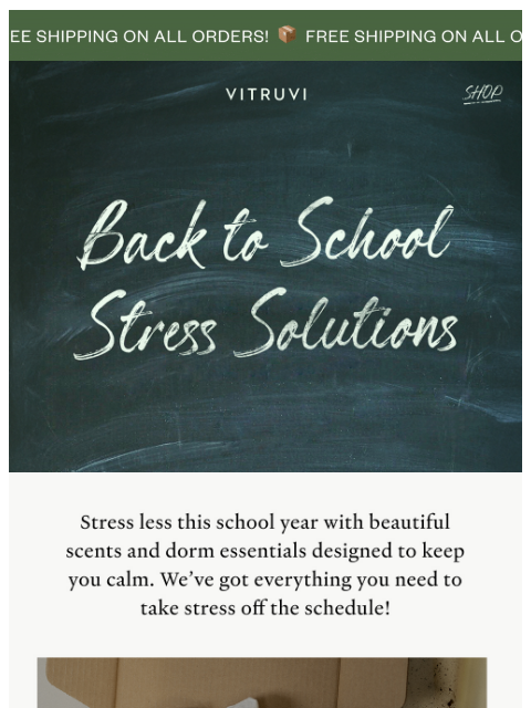 vitruvi newsletter: Back To School SAVINGS Start Now 🎒