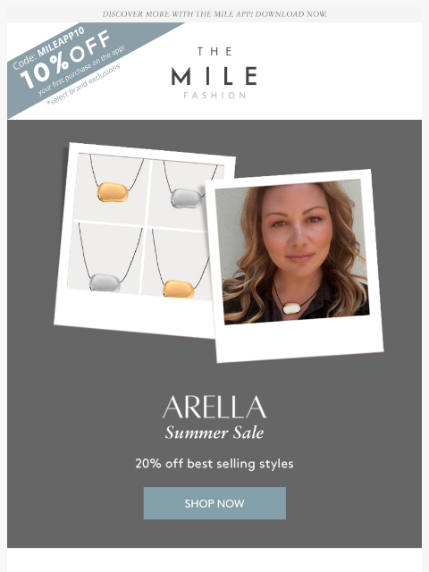orchardmile newsletter: Our Arella best sellers are 20% off