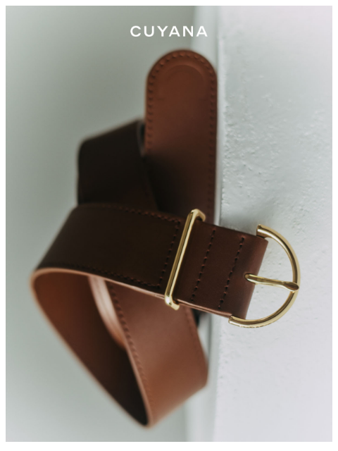 cuyana newsletter: Outfit Ornaments
