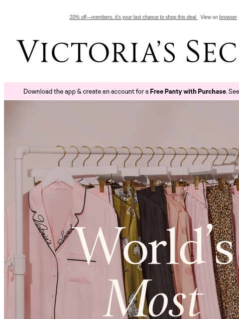 victoriassecret newsletter: Your Best Sleep—Thanks to These PJ Sets