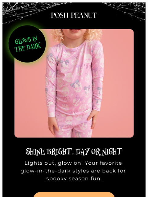 poshpeanut newsletter: 👻 Glow-in-the-Dark Favorites Are Back!