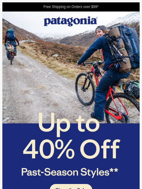 patagonia newsletter: Our summer sale is on