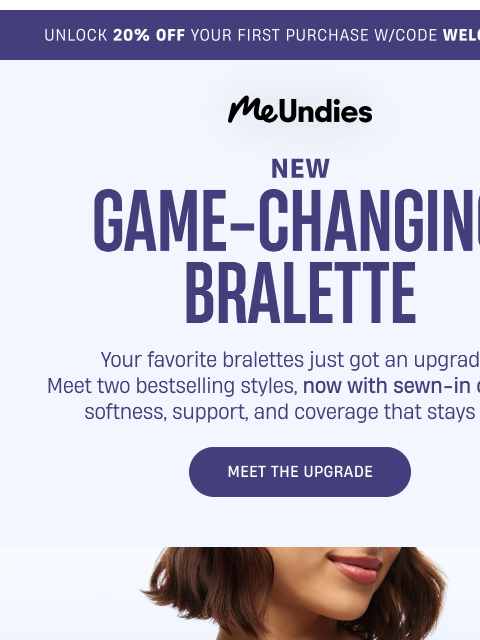 meundies newsletter: We did something NEW to our bralettes...👀 