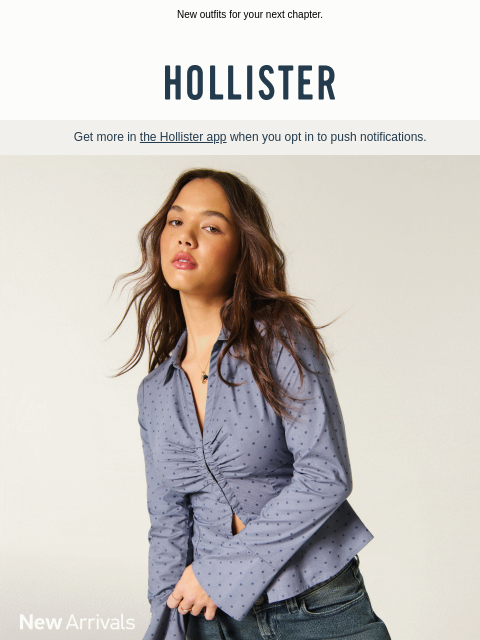 hollisterco newsletter: Back-to-campus style.