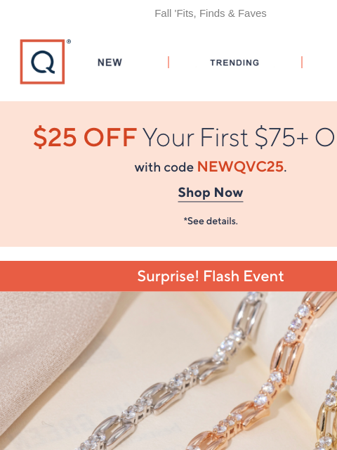 qvcemail newsletter: Surprise Flash! Free Shipping