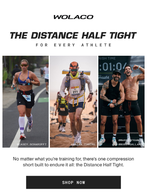 wolaco newsletter: The Compression Short for EVERY Athlete 🔥