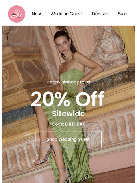 lulus newsletter: EVERYTHING IS ON SALE 😍​