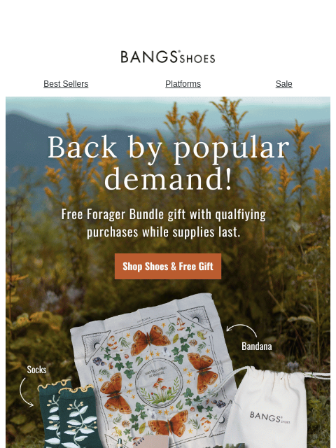bangsshoes newsletter: Guess Who's Back?? 👀🌿