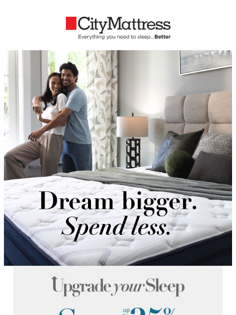 citymattress newsletter: Ends Soon: Upgrade to a King & Save Up to 25%