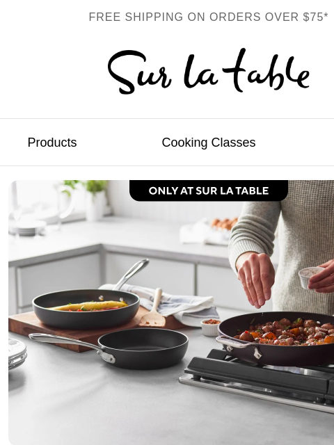 surlatable newsletter: Up to 65% off All-Clad, Staub, and more.
