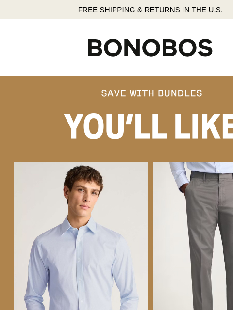 bonobos newsletter: Bundle More, Save up to 25%