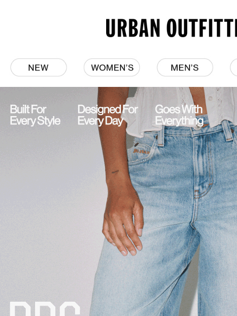 urbanoutfitters newsletter: BDG Key Fits: The Logan Baggy Jean