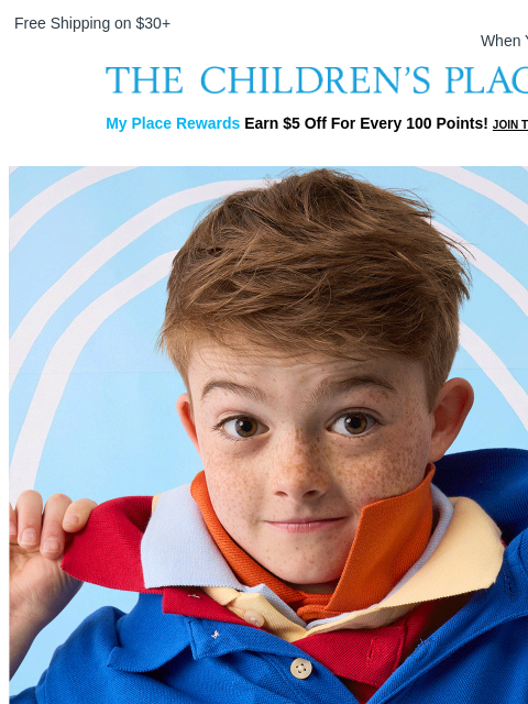 childrensplace newsletter: Find Their Ultimate Everyday Polo 👕