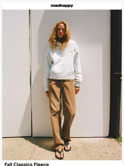madhappy newsletter: Fall Classics Fleece