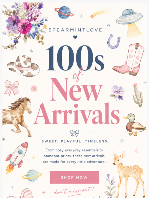 spearmintlove newsletter: ✨ 100s of New Arrivals Just Landed