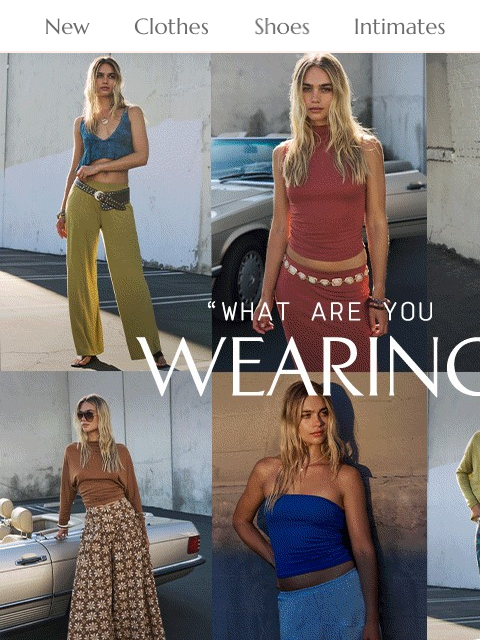 freepeople newsletter: π±: "Wait, what are you wearing tonight?"