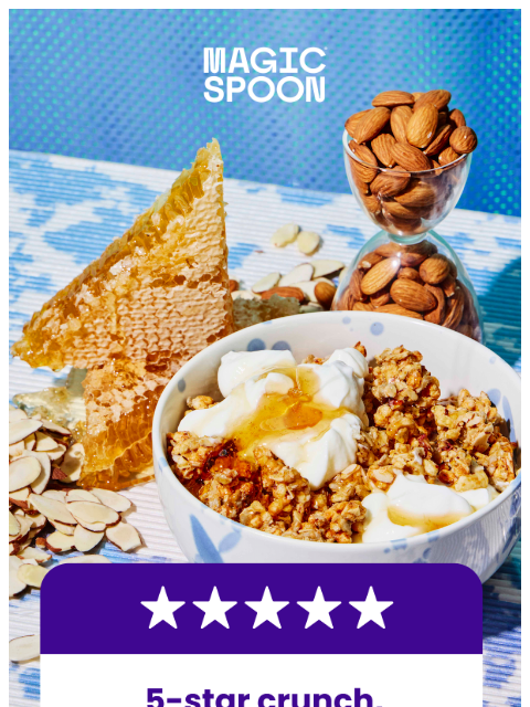 magicspoon newsletter: SPOILER: Spooners are very into this granola