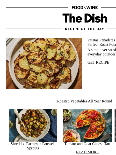 foodandwine newsletter: Oven-Roasted Spanish Potatoes