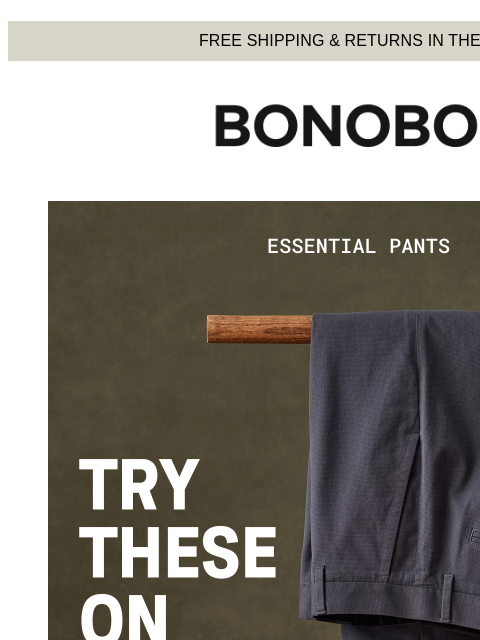 bonobos newsletter: 5 Pants a Guy’s Gotta Have