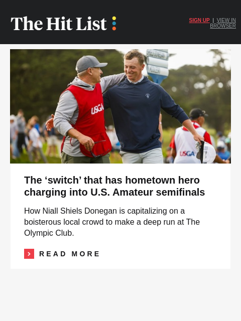 golfdigest newsletter: How Bob MacIntyre changed his putting fortune