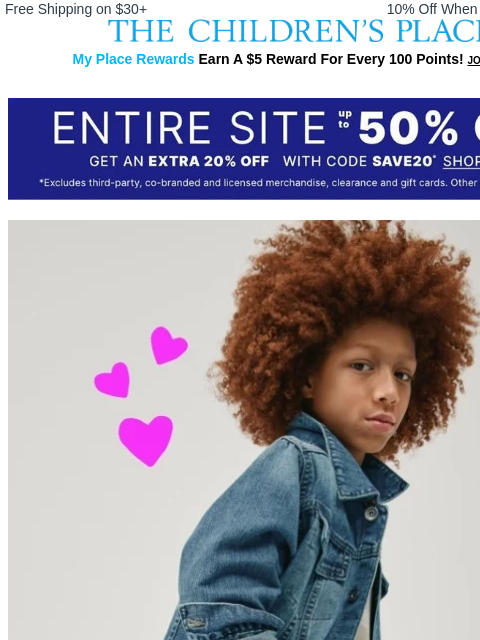 childrensplace newsletter: Not Just Denim: The Full Collection