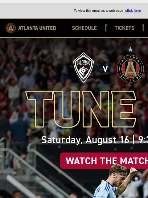 atlutd newsletter: Watch TONIGHT 📺 9:30pm
