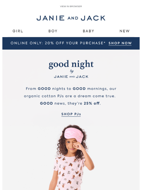 janieandjack newsletter: New PJs that feel as good as they look