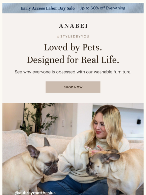 anabei newsletter: Pet-Tested 🐶  Human-Approved